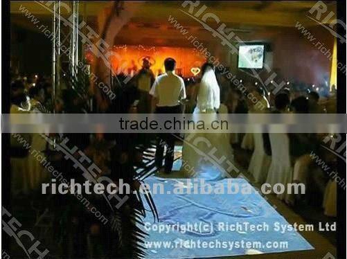 RichTech pro version portable interactive projector for advertising, wedding, event with low interactive floor price