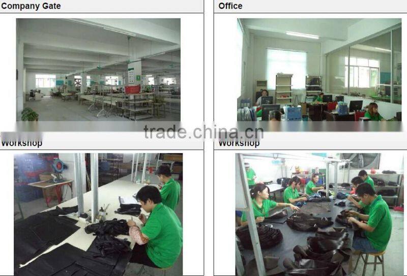 Popular Long Style Zipper Around Genuine Leather Brown Waiter Wallet