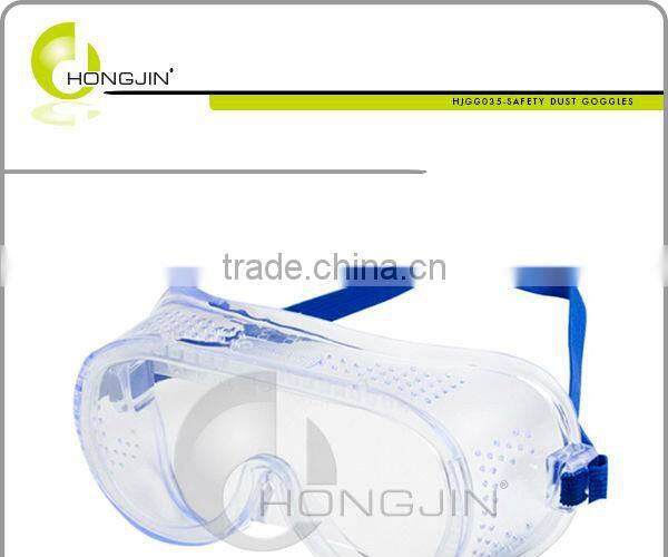 Lightweight PVC Safety Dust Goggles with Strap