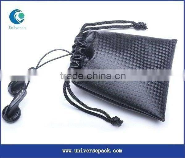 New popular drawstring pu pouch bag