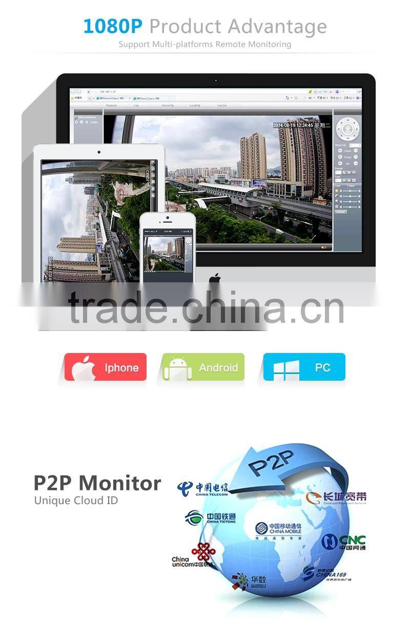 ONVIF Waterproof IR CUT 48pcs led 2.0MP IR Bullet Camera Support Night Vision P2P