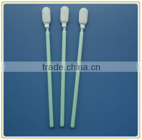 Cleanroom plastic handle microfiber industrial use swab
