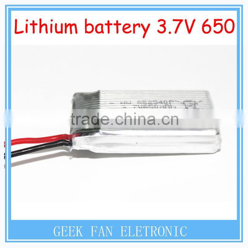 4/pcs X5C Upgrade the battery 852540 3.7V 650mAh high rate Li-Po battery For X5C Quadcopter