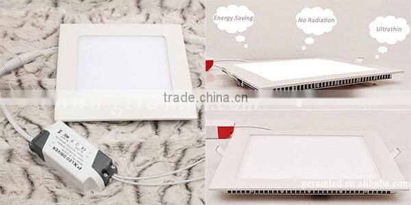 China Best Quality CE ROHS Round Square Ultra Thin 3W 6W 9W 12W 18W Panel Light LED