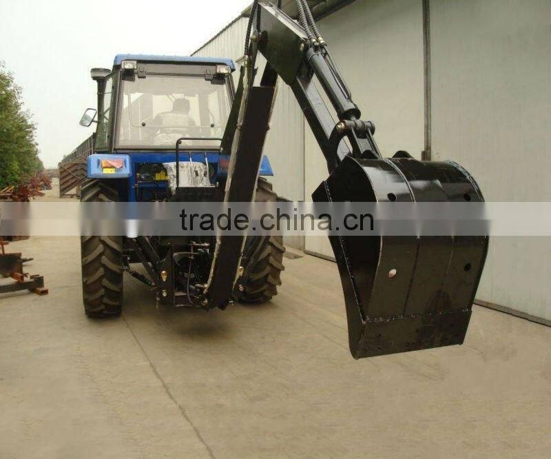 LW-6 Hydraulic backhoe with Thumb grab for 20-35HP tractor