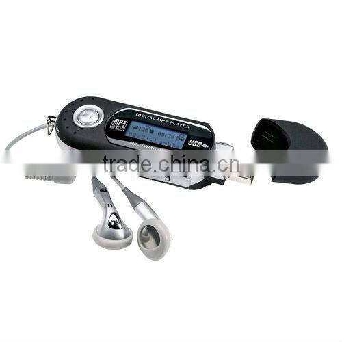 Hot Sale Shenzhen Mini Clip 4GB Mp3 Player Lcd With Fm Radio