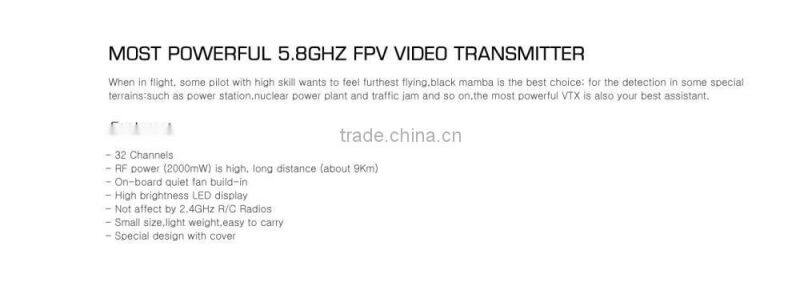 G2856 5.8Ghz 2W 40ch long range powerful fpv wireless AV transmitter FPV sender Flysight Black Mamba TX5820 V2