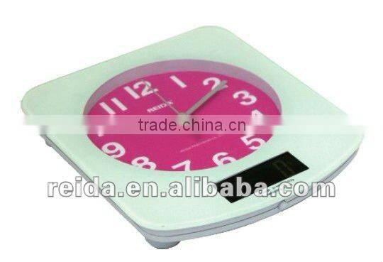 2014 fashion design with wall clock scale