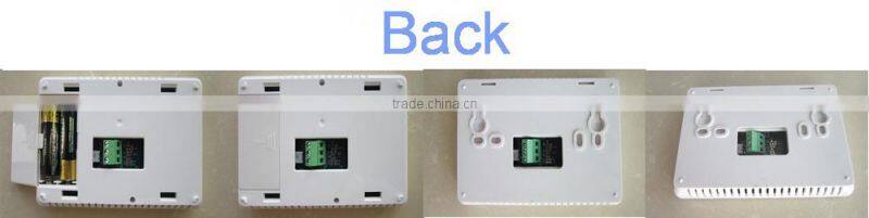Heating weekly programmable digital wireless room thermostat