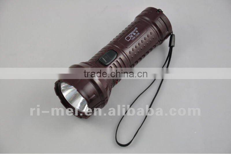 Promotion 3256 LED flash light with rechargeable function