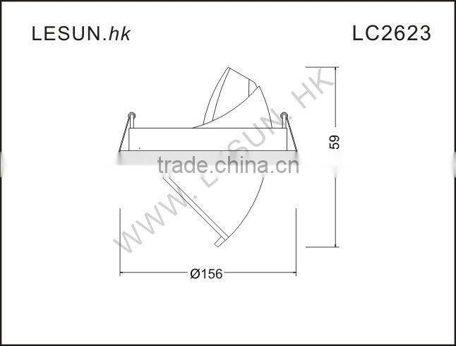 G12 35W/70W HID ceiling lamp for fashion shop