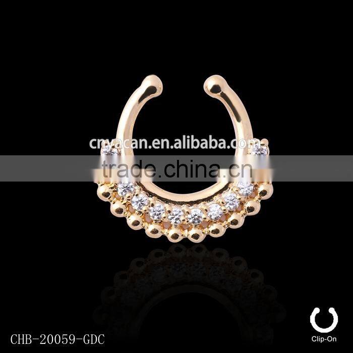 Yiwu Factory Wholesale Brass Types Nose Piercing Jewelry