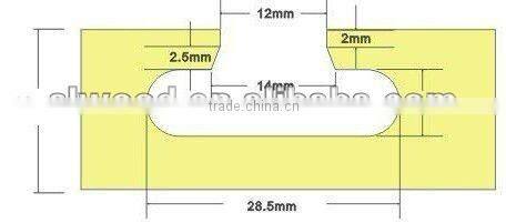 slat wall panel board