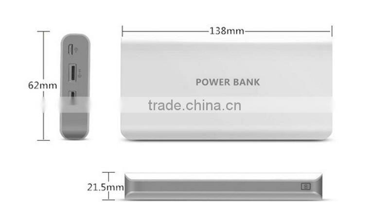 10400mah high quality led torch light portable power bank