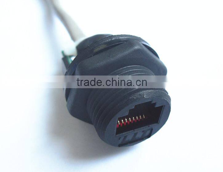 LLT RJ45 female connector with cat 5e cable
