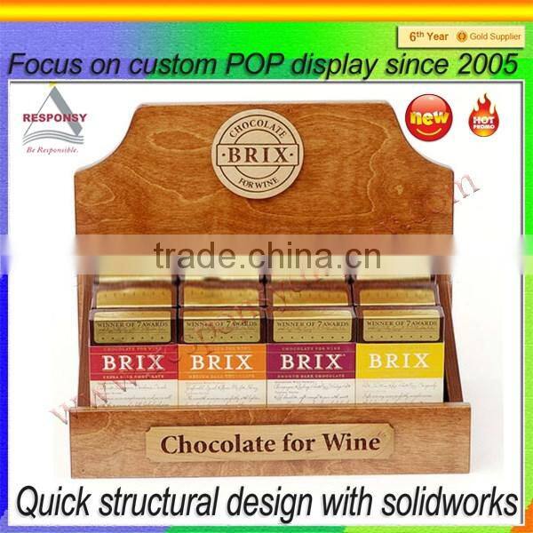 ODM OEM grocery store candy chocolate display pop shelf for chocolate