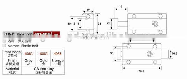 Floor door bolts manufacturer
