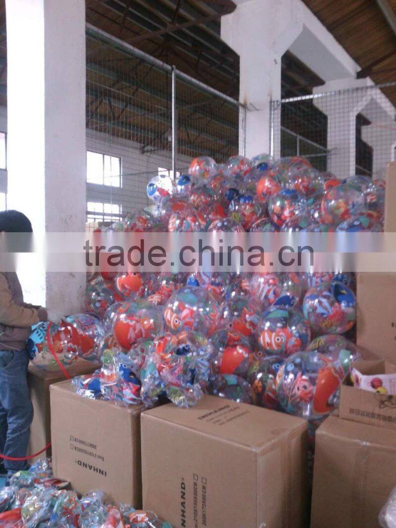 pvc Inflatable beach balls with a Strawberry insert/inflatable beach ball/beach ball with logo printing/beach ball