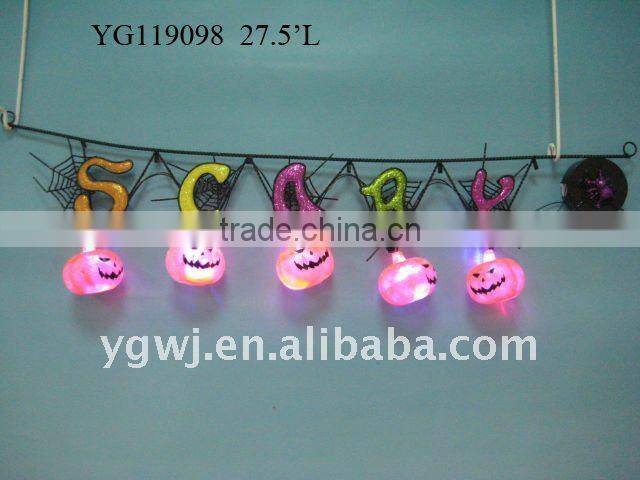 halloween lighted pumkins for yard decoration