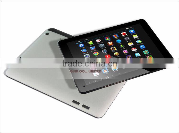 9.7 inch 3g tv tablet pc with MTK8382 Quad Core Bluetooth GPS FM HDMI Android 4.2