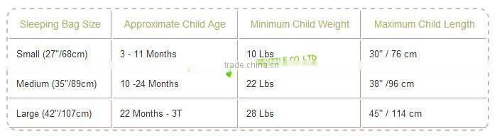 Toddler and baby beautiful Winter Sleeping Bag (ONS20273)