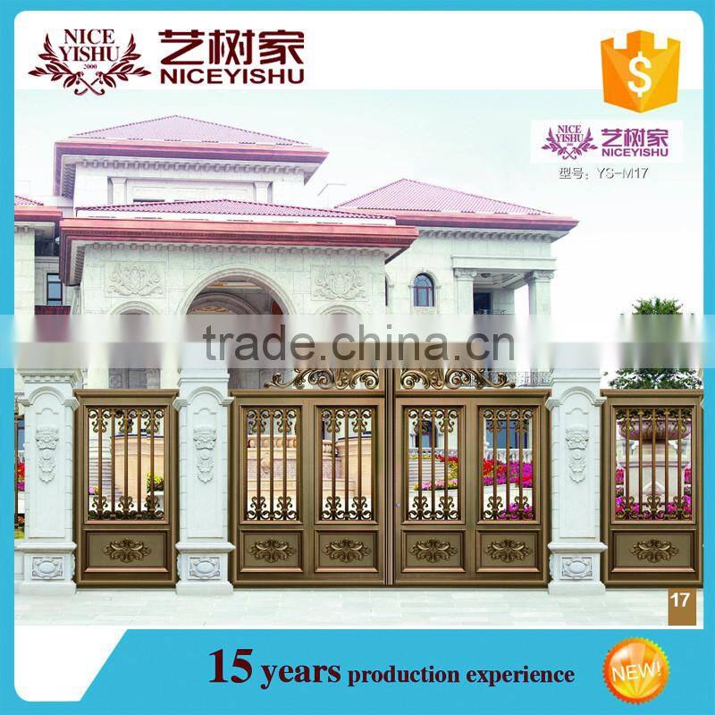 Luxury aluminum gate, simple gate design, different design of gate colors