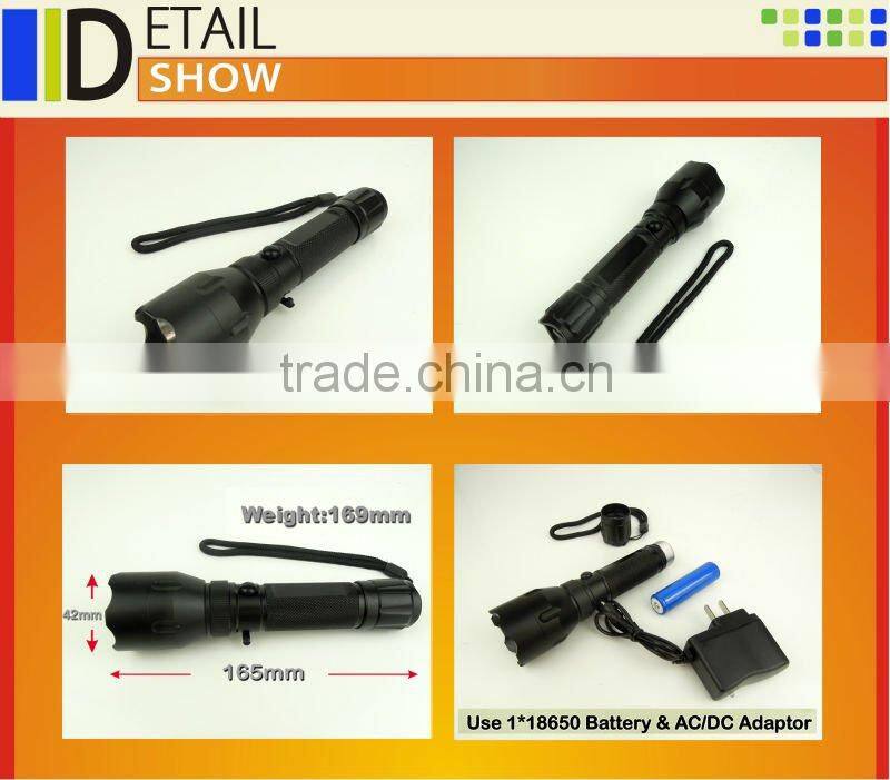 2012 High power 5w cree led 180 lumen cree led flashlight