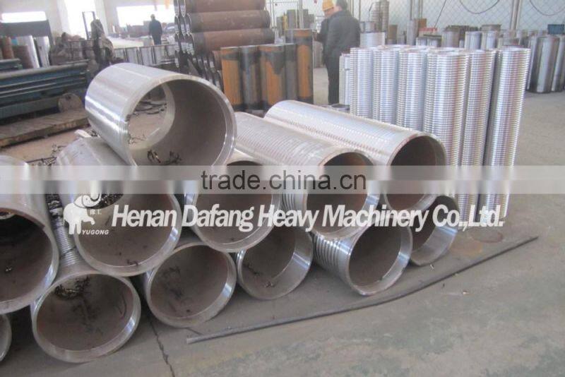 @@Materrial Handling Machined Steel Crane Drum, Gantry Crane Electric Motor Cable Reel Drum