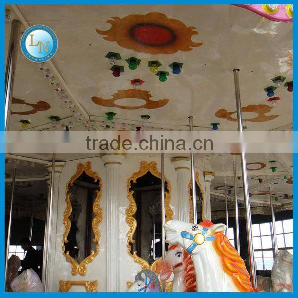 Carnival outdoor carousel game amusement park kids carousel rides