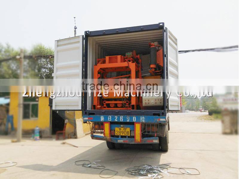 Manual hollow block maker concrete hollow block making machine price