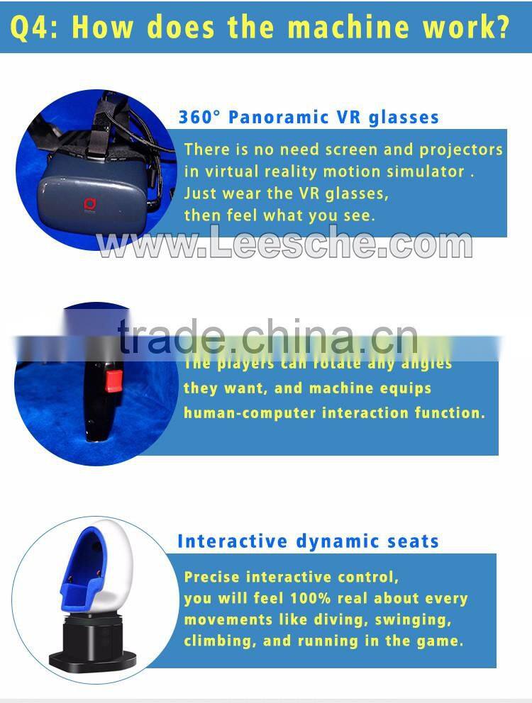 LSJQ-799 Dynamic Virtual 9d vr virtual reality cinema simulator optical gaming mouse truck mobile 9d cinema