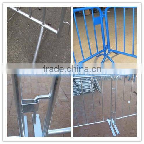 Security crowd control barrier fence/color coated temporary barrier fence