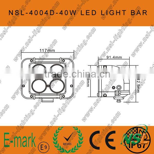 4.5inch 40W C REE car LED light bar off road LED work light