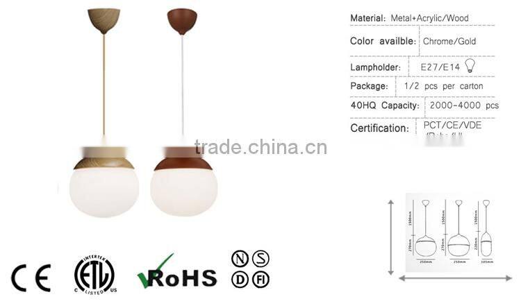 cheap industrial unique design glass pendant light