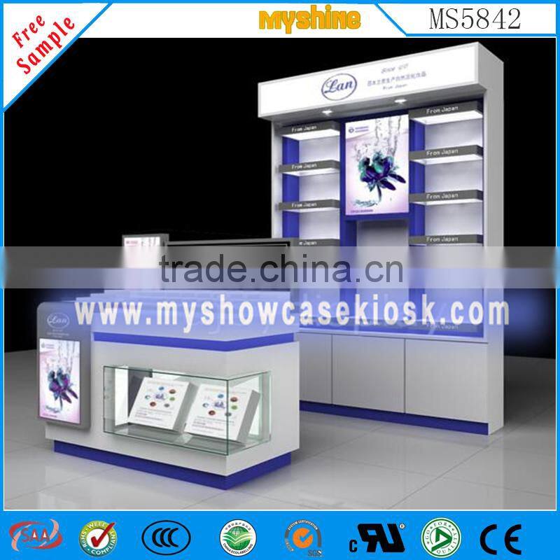 Modern Wood Material perfume display showcase