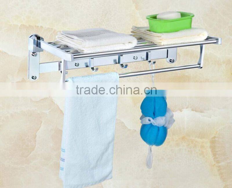 2017 aluminum hotel home towel shelf holder