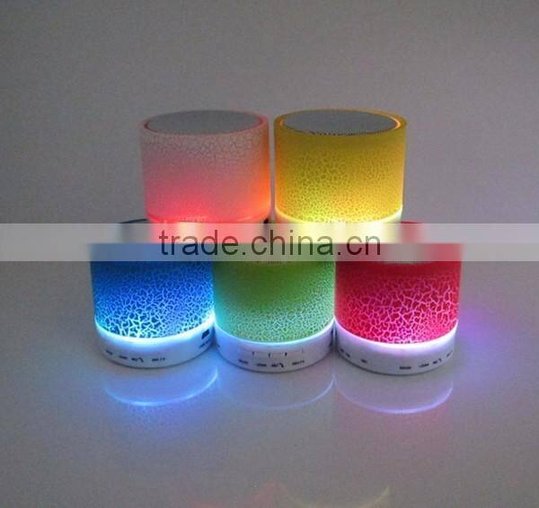 Factory price bluetooth led speaker light with am fm radio