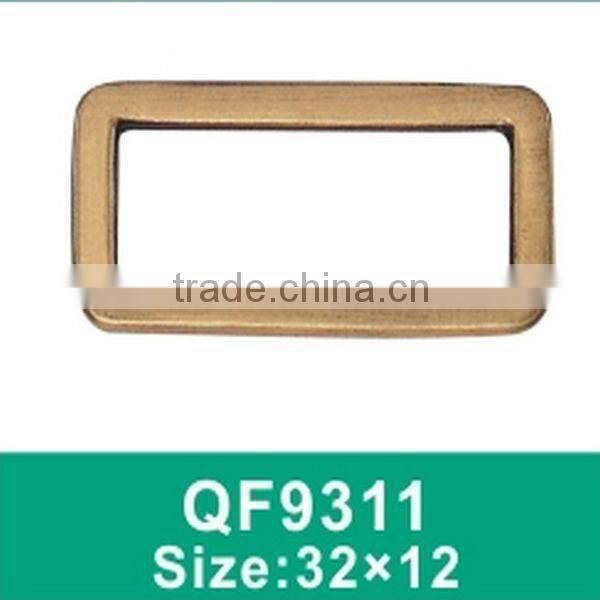 QF9311 square buckle for bags best selling handbag ornament