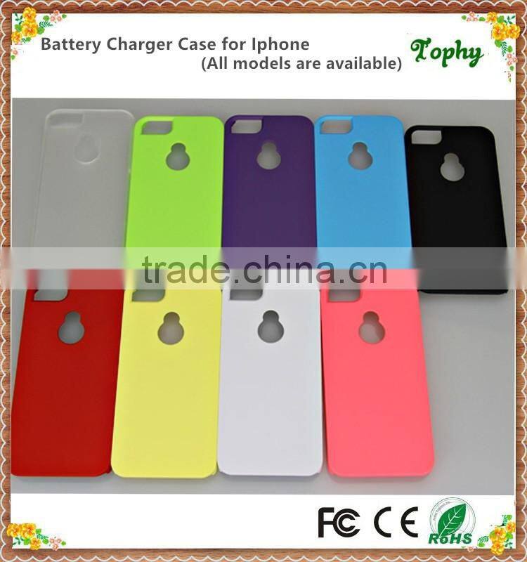 Li-Polymer battery Power Case External Battery Backup Power Case Charger Cover Pack Power Bank for iPhone 5/5s/5C