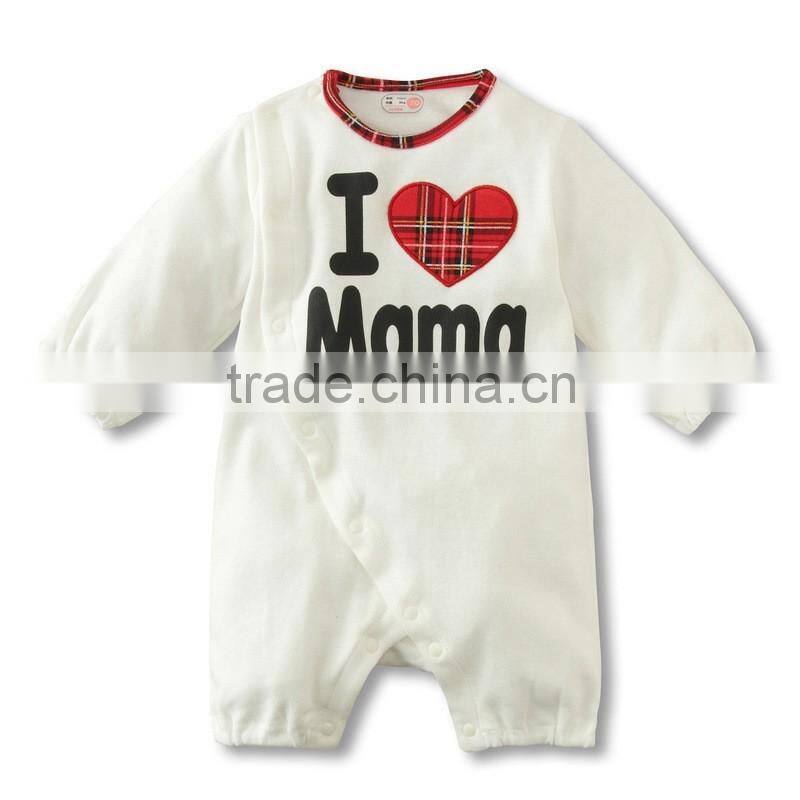 Love PaPa MaMa Baby Clothes High Quality Warm Baby Romper New Design Baby Jumpsuit Unisex Newborn Baby Clothes