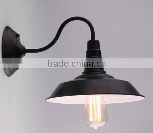 Industrial Metal Wall Lamps In Black