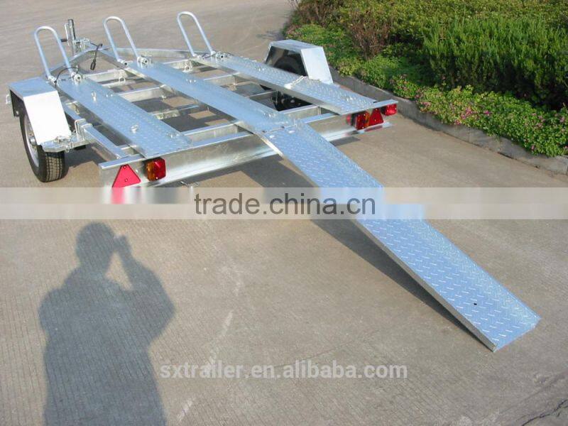 Motorcycle Trailer CMT-39 with Loading Ramp