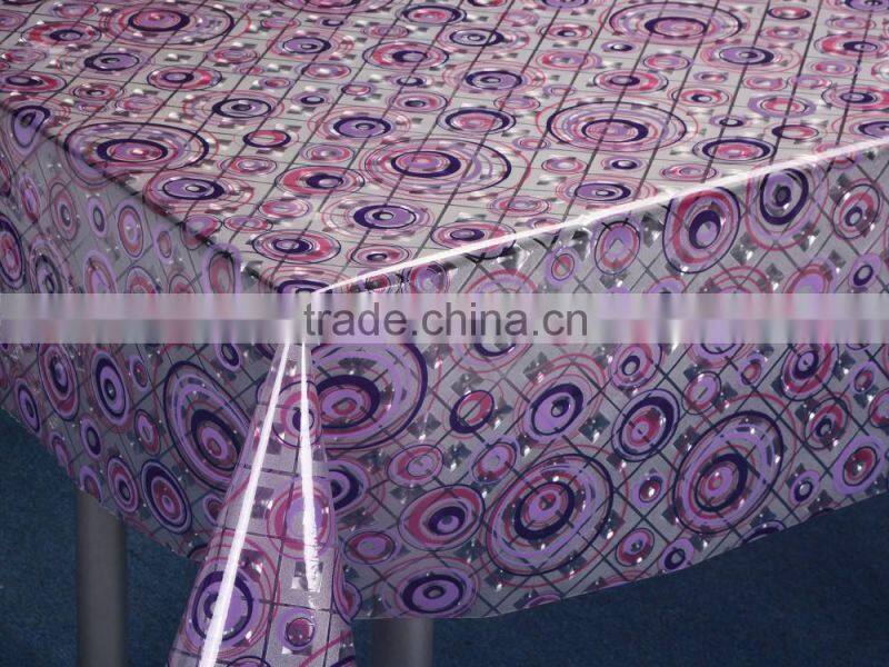 3D Embossed Printed PVC Tablecloth Table Cover