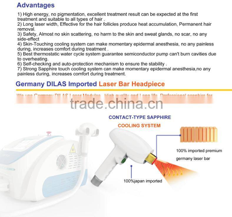 Diode Laser Hair Removal 808nm Diode Laser Machine