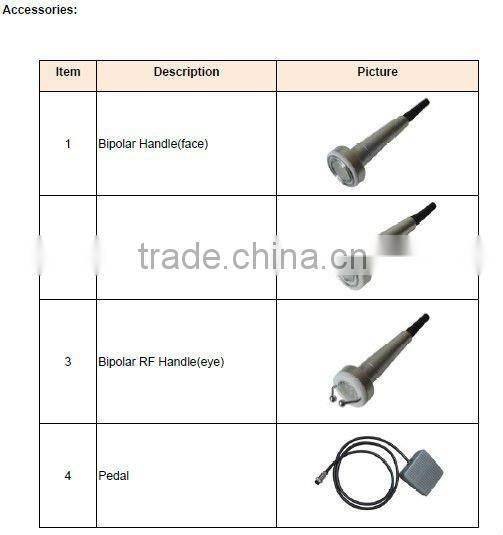 2014 new Bipolar RF+Colored lights beauty machine for skin lifting,skin tighten