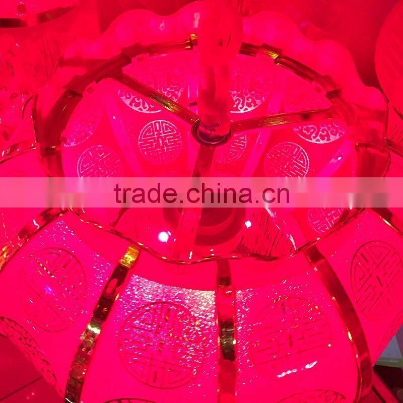 traditional chinese style plastic hanging lantern for decoration