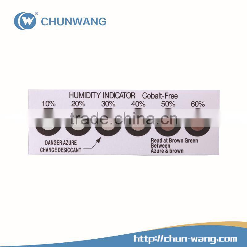 Cobalt-free Six Dots Humidity Indicator Paper for Chemical Products