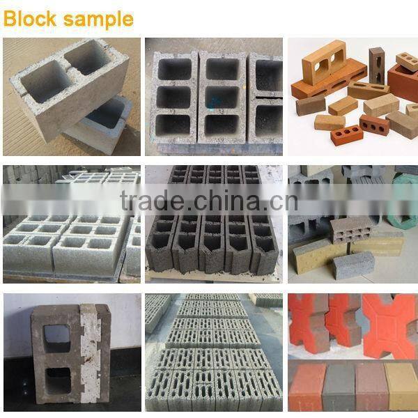 Small investment Big Profit! QTJ4-40 Hollow Block And Pavers brick making machine for small factory with Vedio