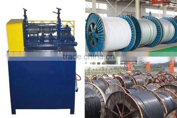 Wire stripping machine for cable manufacture equipment