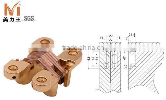 Furniture Hinge 180 Degree Folding Table Concealed Hinges
